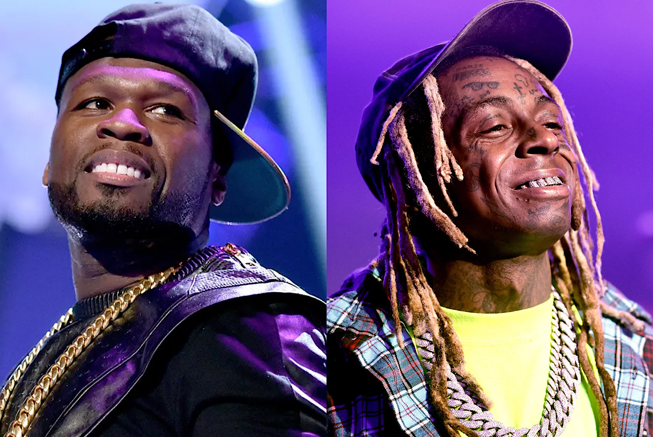 50 Cent Reacts To Lil Wayne Having Microphone Issues Opening For Beyoncé Days After 50 Was Seen Hurling Faulty Microphones At Woman