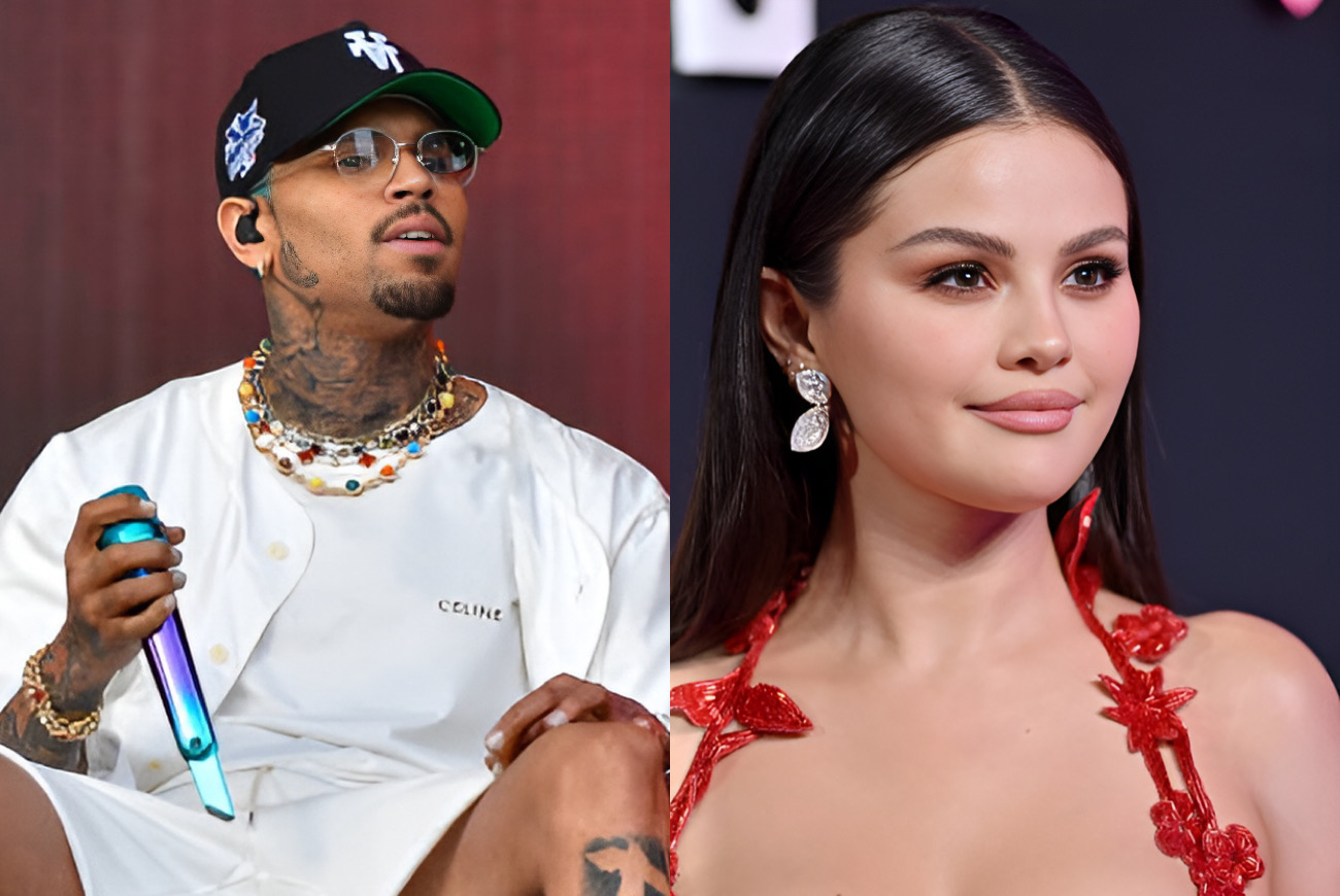 Chris Brown Seemingly Responds To Selena Gomez After Fans Noticed Her Reaction To Him Being Nominated At The VMAS