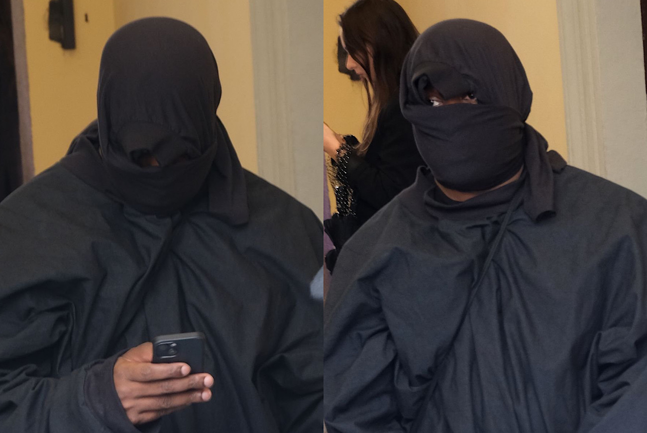 Kanye West Accused of Breaking Italian Anti-Terror Laws With His Constant Use Of Black Face Masks During Vacay With Bianca Censori