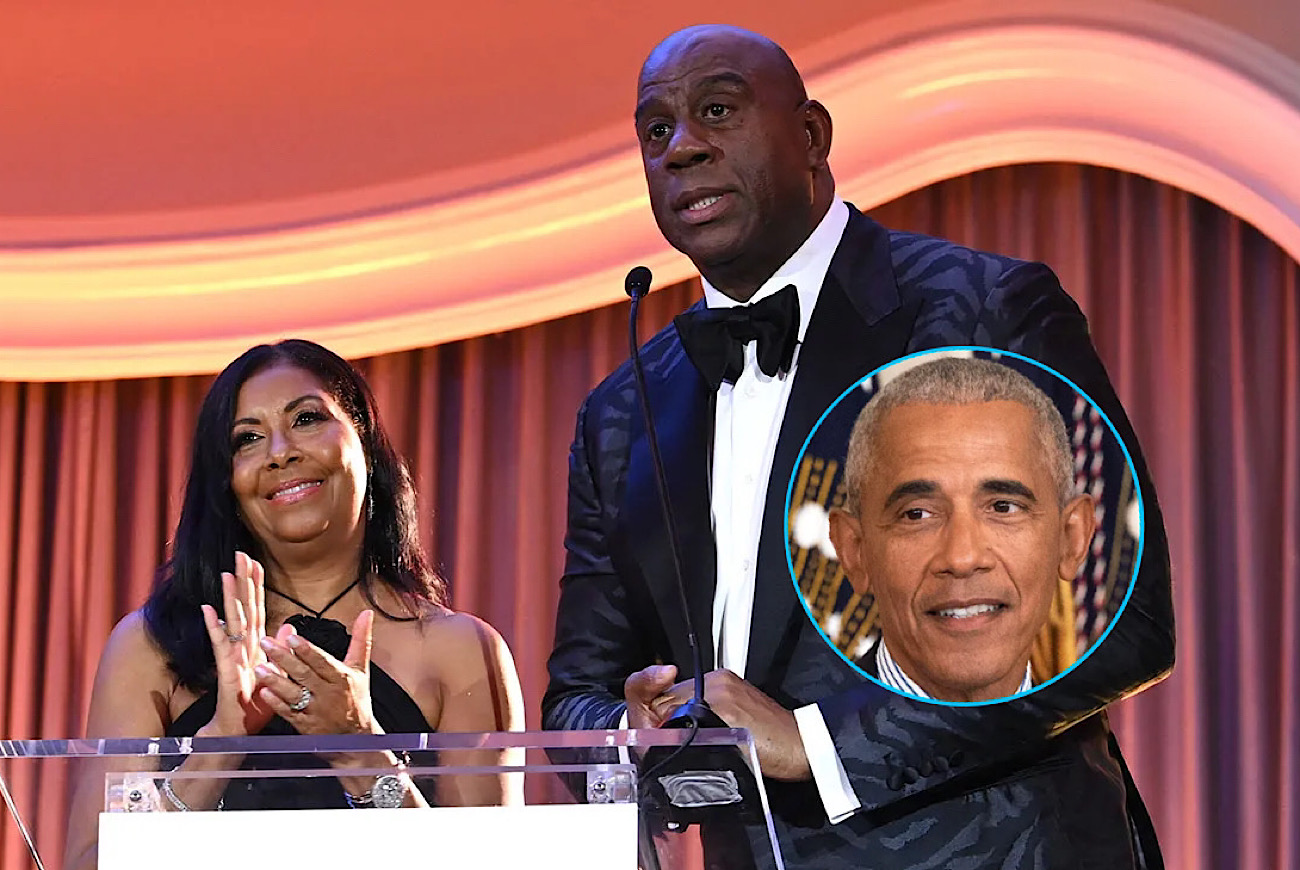 Magic Johnson Praises Wife Cookie For Supporting Him After HIV Diagnosis And Barack Obama Commends Them Both For Changing The Way The World Saw The Disease