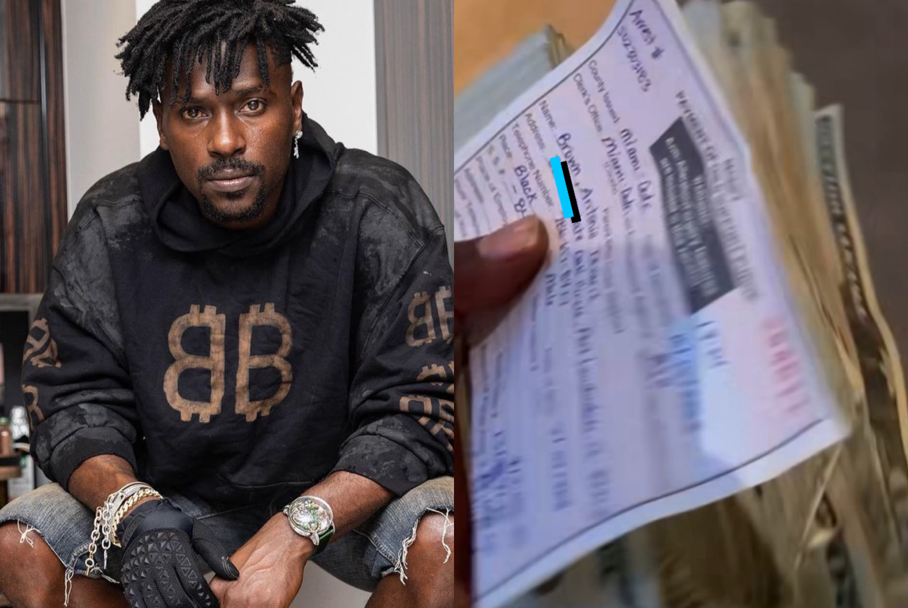 Antonio Brown Pays $15,000 Toward Child Support Following His Arrest: 'She Just Money Hungry'