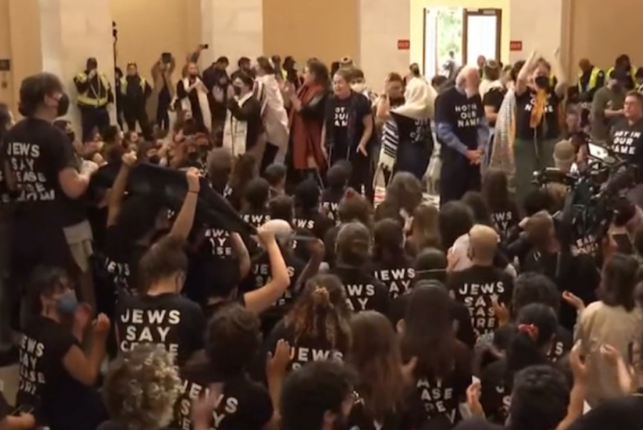 Hundreds Of Protesters Calling For Israel-Hamas Ceasefire Arrested In House Office Building