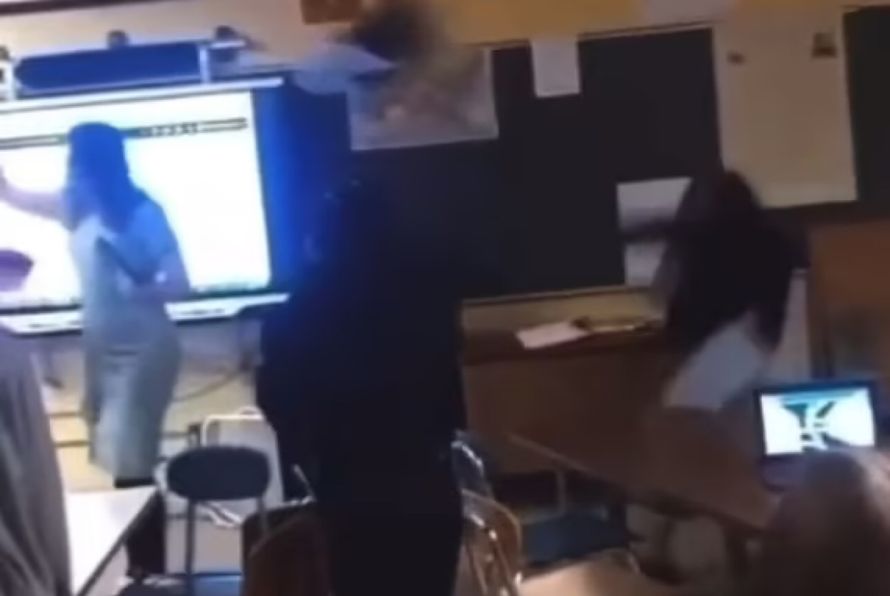 UPDATE: Michigan High School Student Facing Felony Assault Charges After Throwing Chair & Hitting Teacher