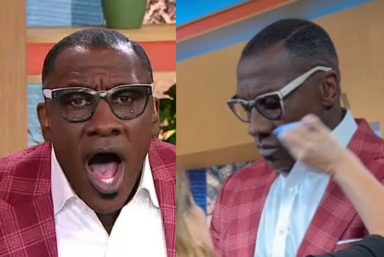 Shannon Sharpe Responds To Criticism After Fans Roast Him Over His ‘Mortuary’ Makeup Seen On ESPN’s ‘First Take’