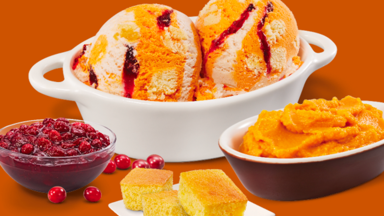 Baskin-Robbins Releases Turkey Dinner Ice Cream Flavor In Time For Thanksgiving