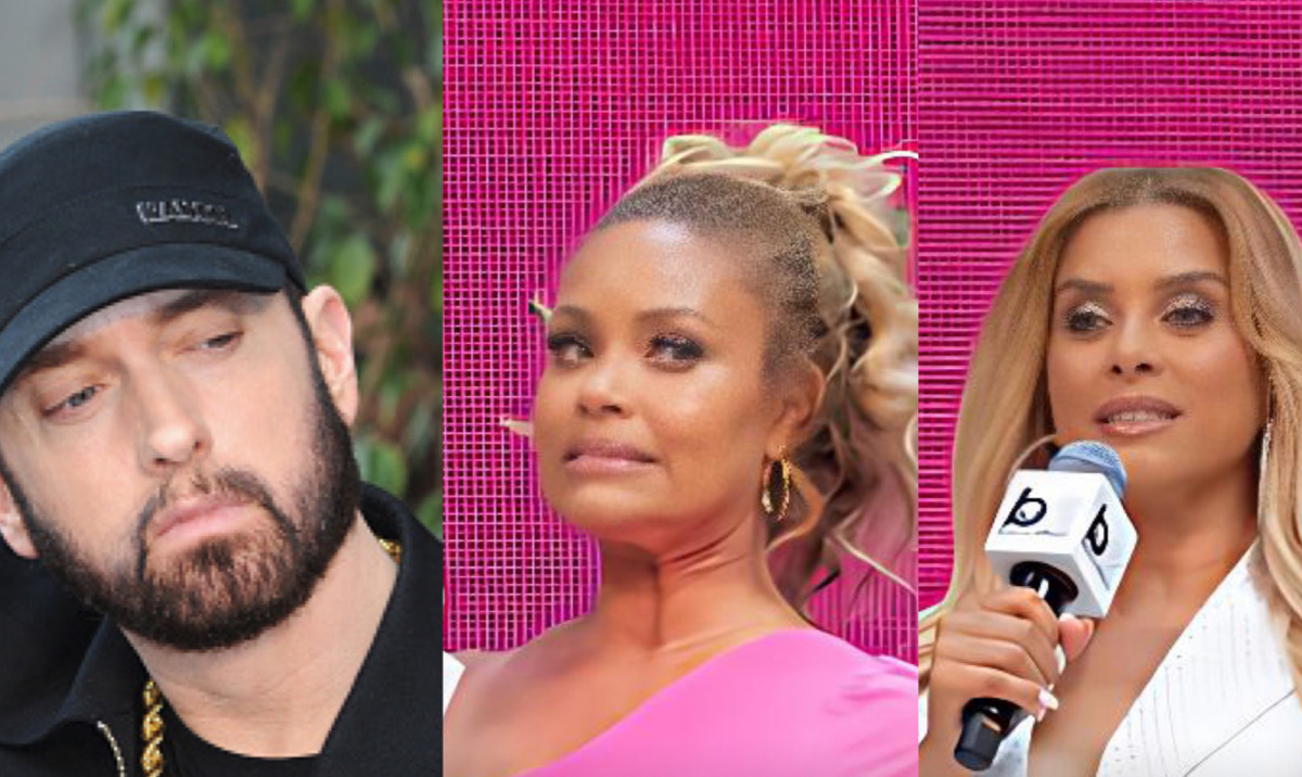 Uh Oh: Eminem Reportedly Seeks Protective Order Against Real Housewives of Potomac Stars Gizelle Bryant And Robyn Dixon Amid Podcast Trademark Drama • Hollywood Unlocked
