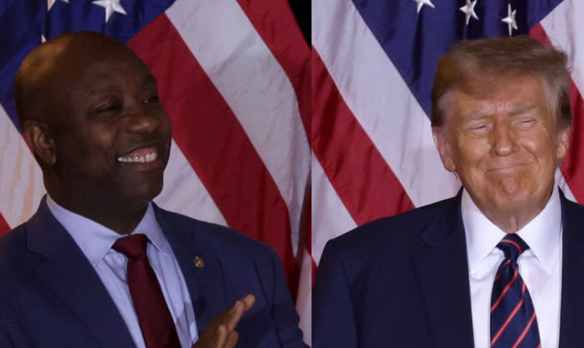 Donald Trump and Tim Scott