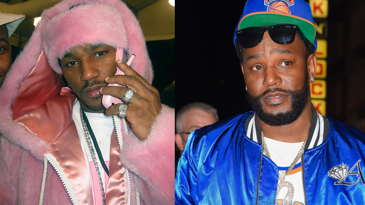 Cam'ron in his iconic pink fur