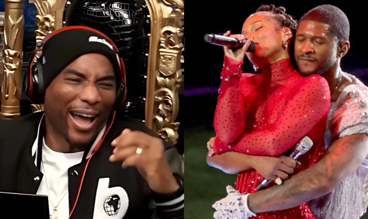 Charlamagne Tha God and Usher and Alicia Keys