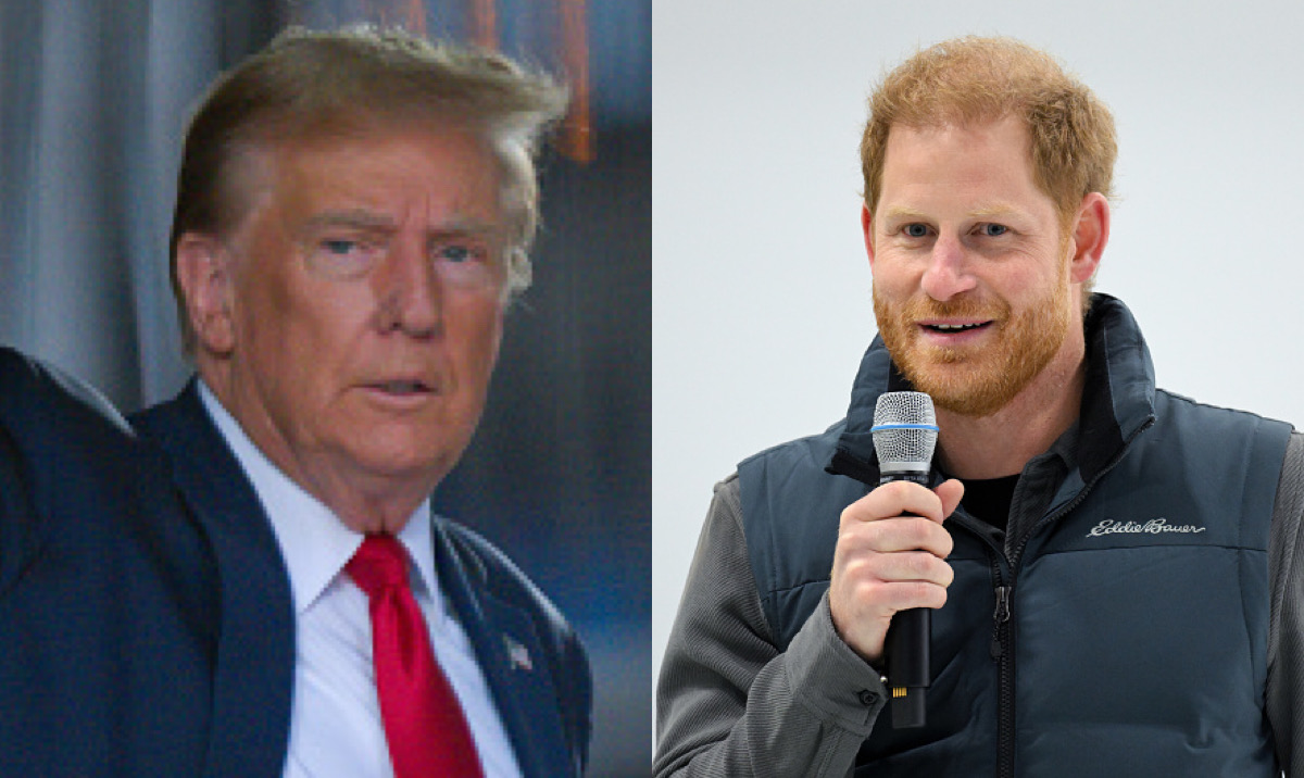 Donald Trump and Prince Harry