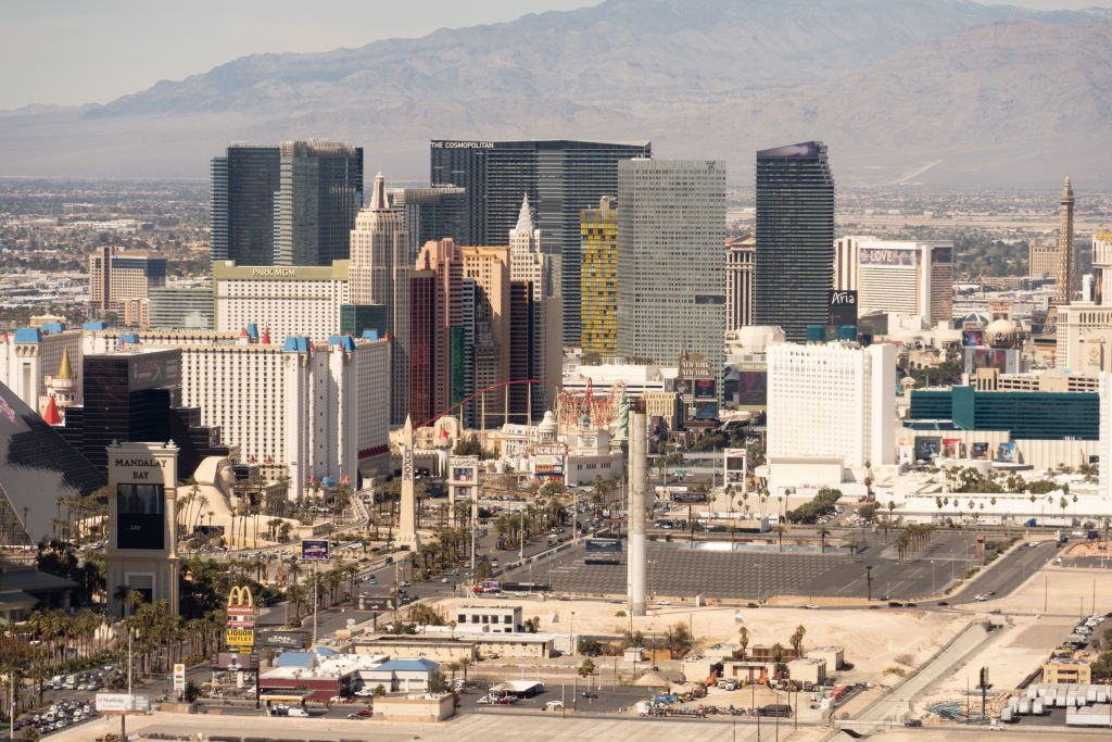 Las Vegas hotels on the strip