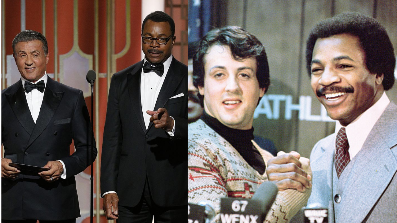 Carl Weathers And Sylvester Stallone