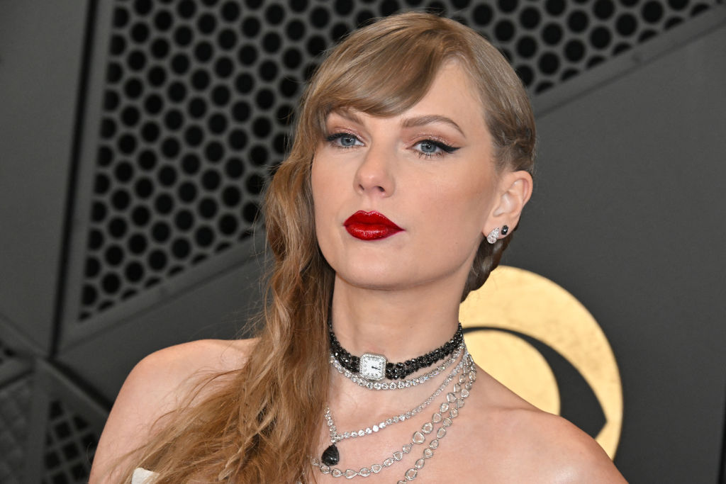 Taylor Swift at the 2024 Grammys