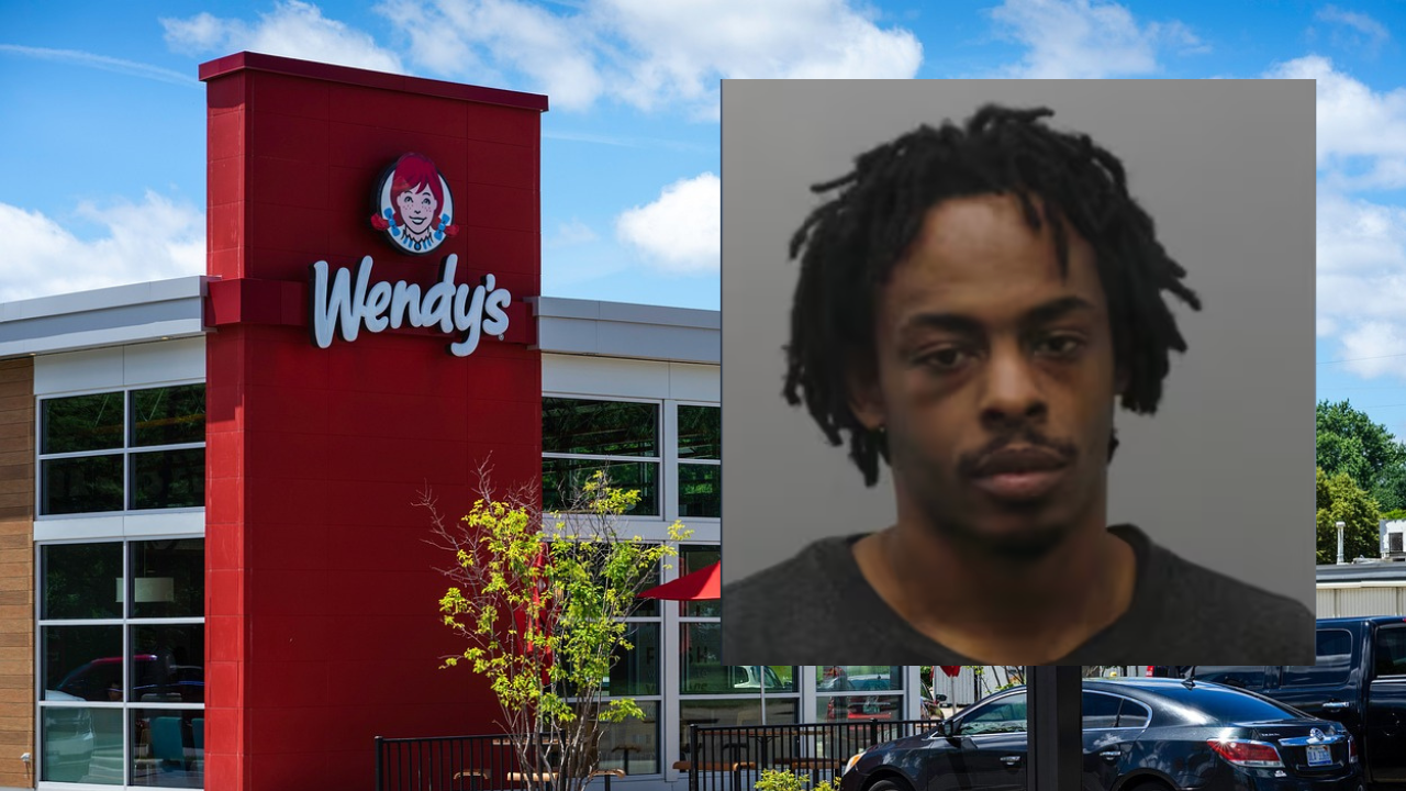 Wendy's restaurant and employee mugshot