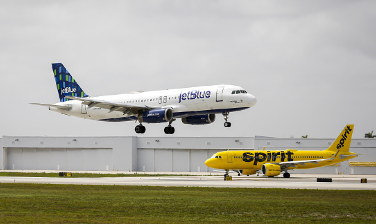 JetBlue and Spirit airlines