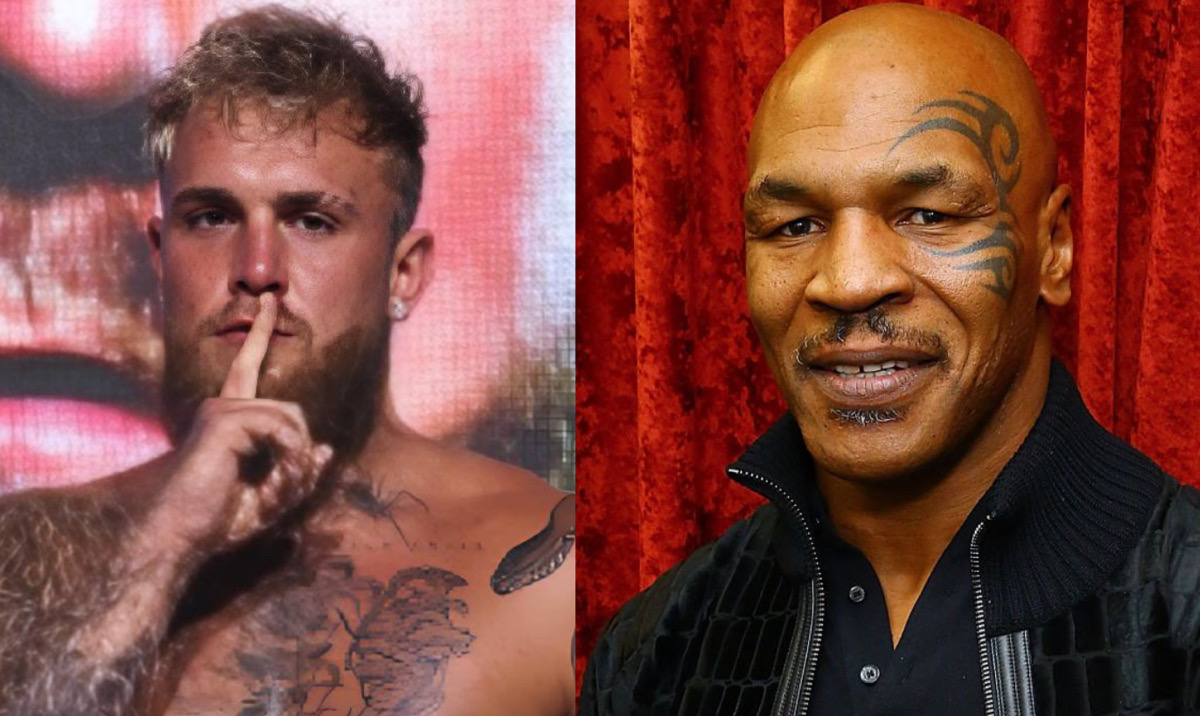 Jake Paul and Mike Tyson