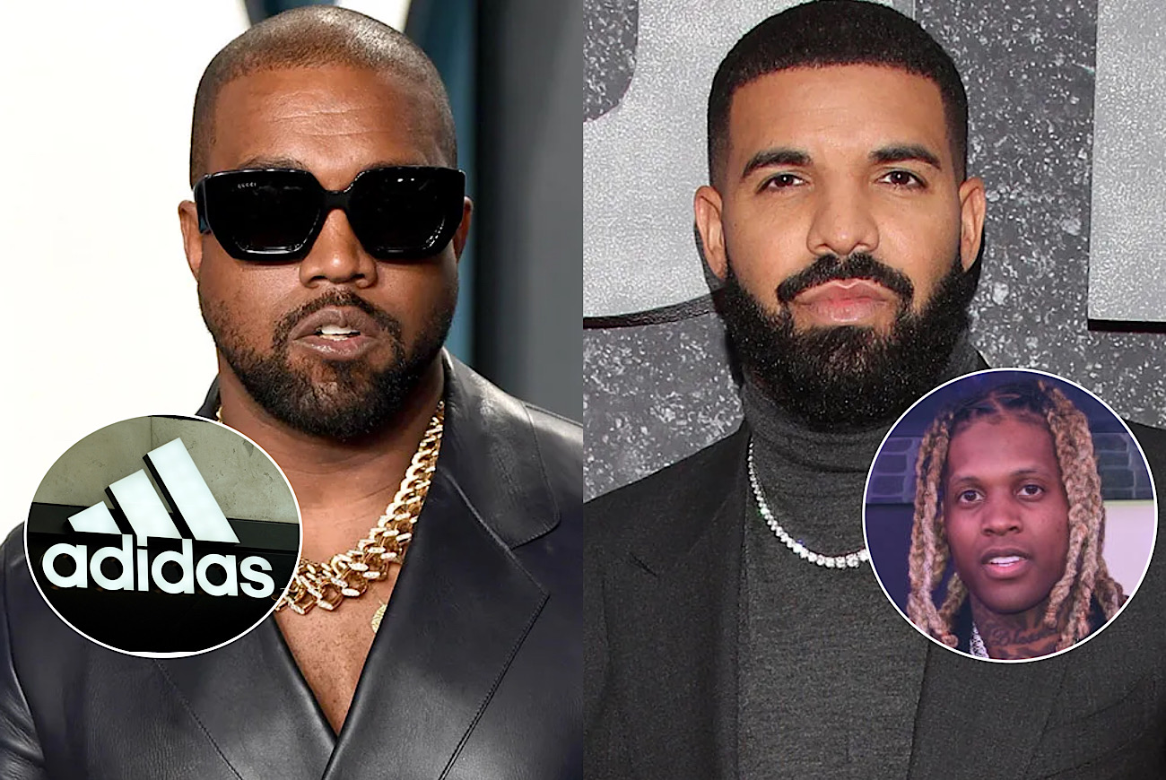 Kanye West Issues Middle Fingers To Adidas, Drake And More: ‘Adidas Tried To Destroy Me And Drake Took Lil Durk From The ‘Vultures’ Rollout’