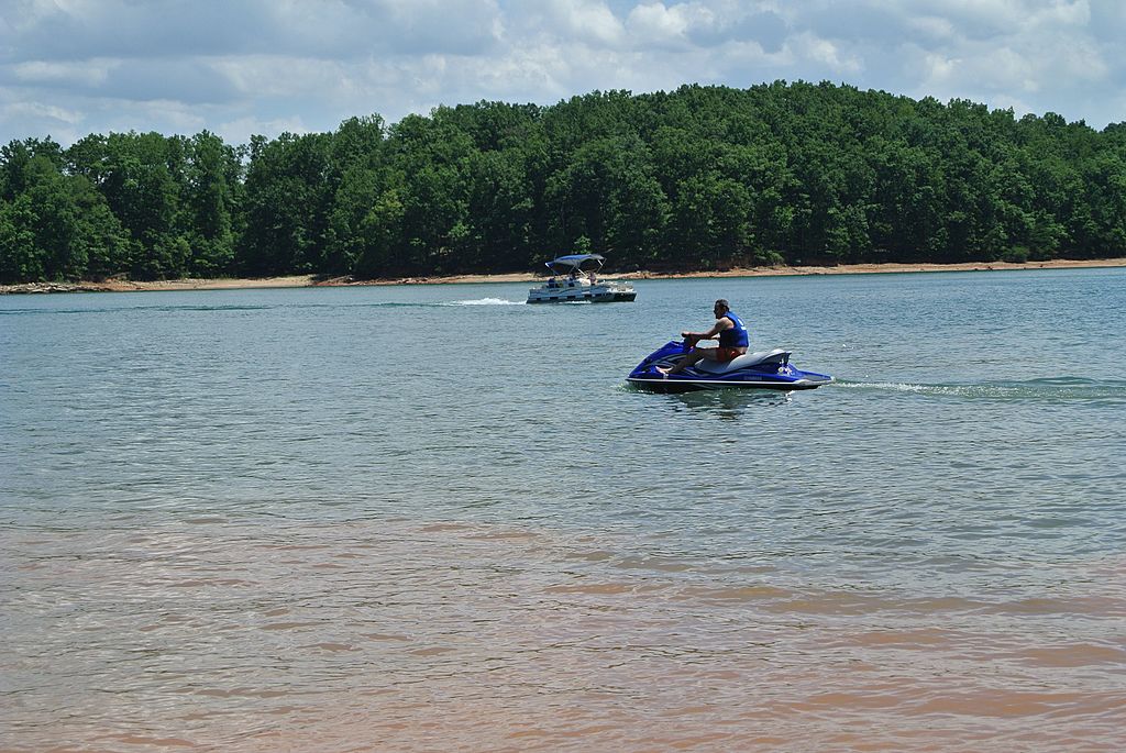 Lake Lanier where the watercoaster will be located