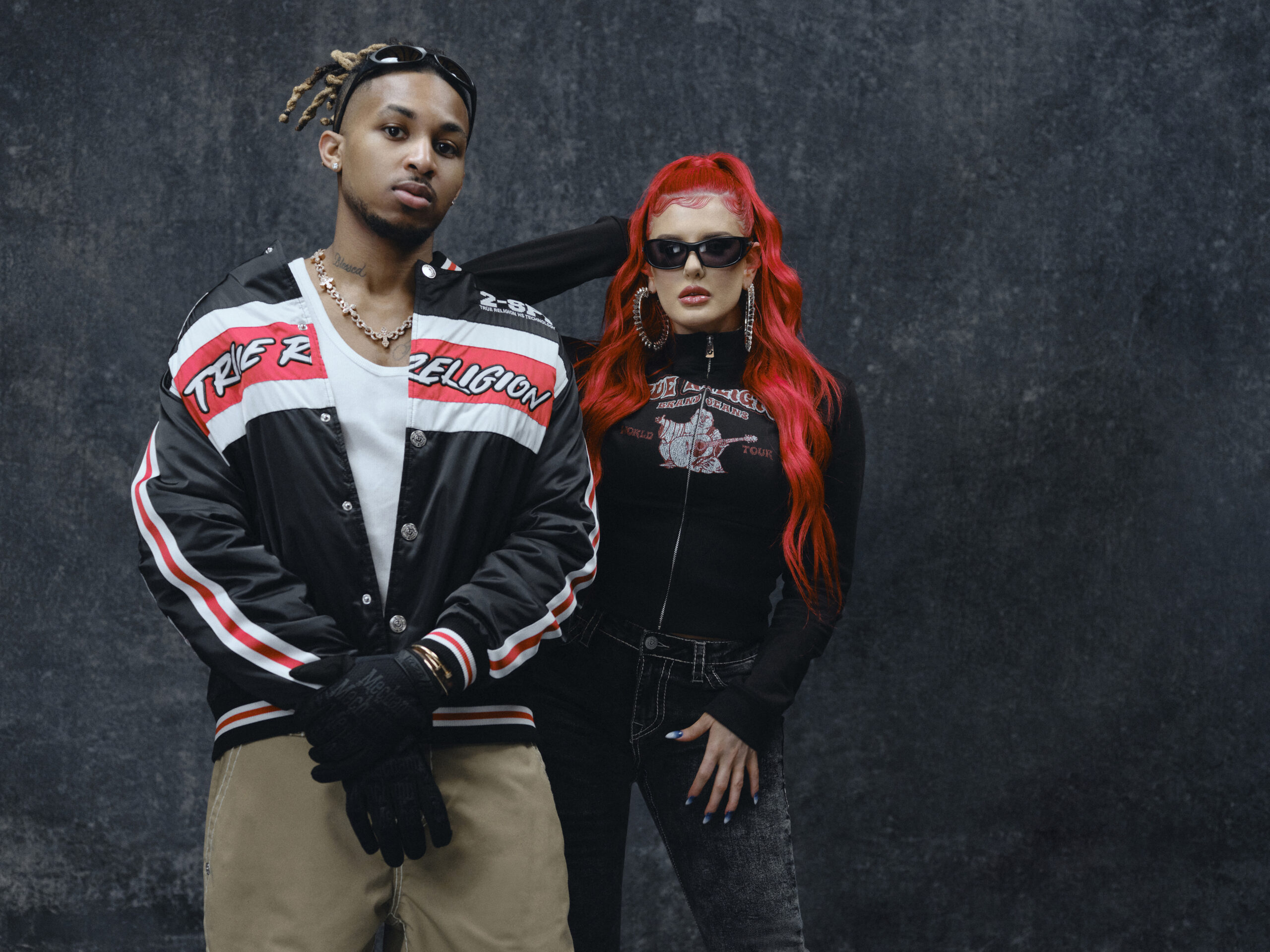 DDG and Justina Valentine for True Religion