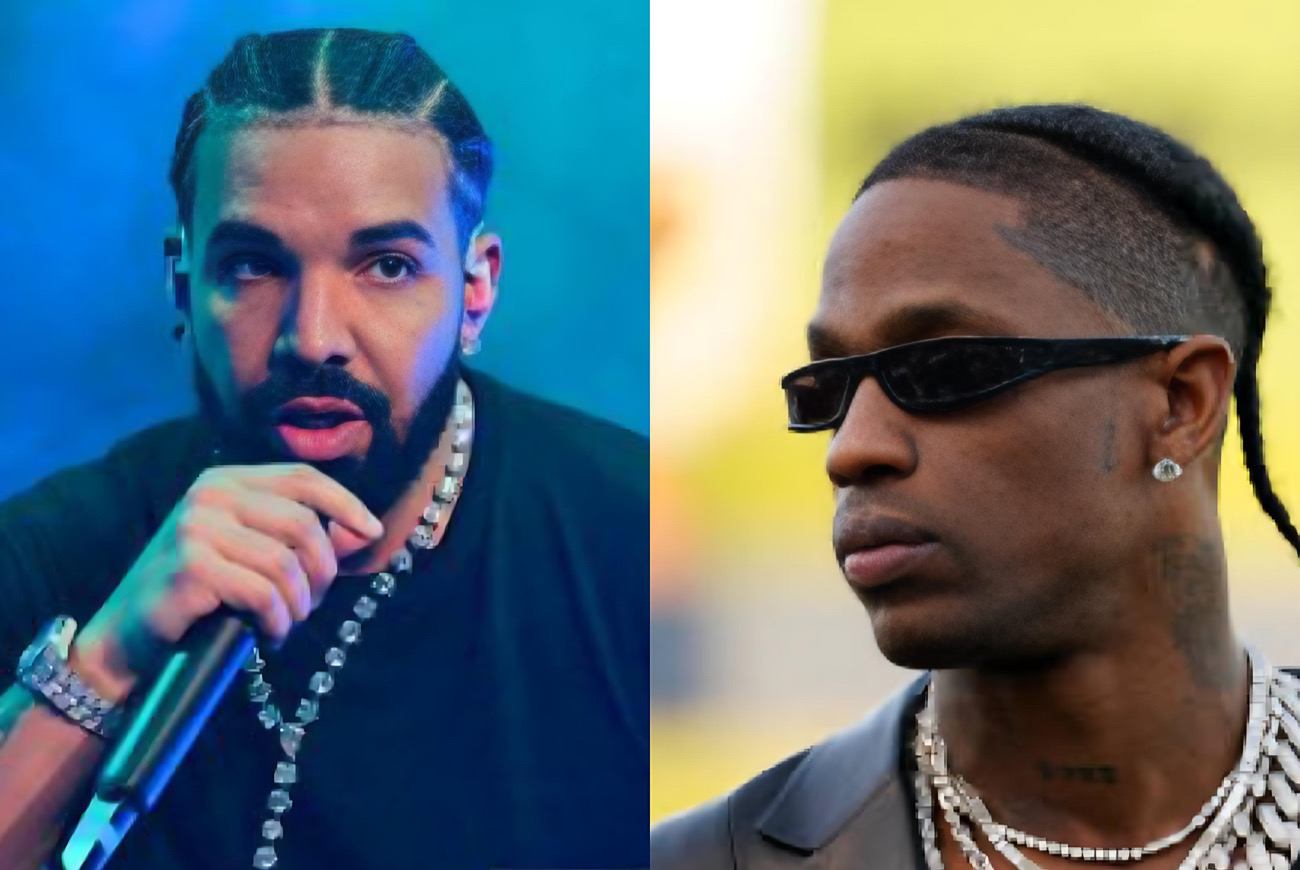 Drake seemingly sent a message to Travis Scott during a recent performance where he fired off fake gunfire to a prop of Travis Scott. 