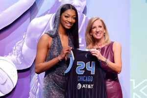 Angel Reese locked in the 7th overall pick in the WNBA draft and will be taking her talents to the Chicago Sky. 