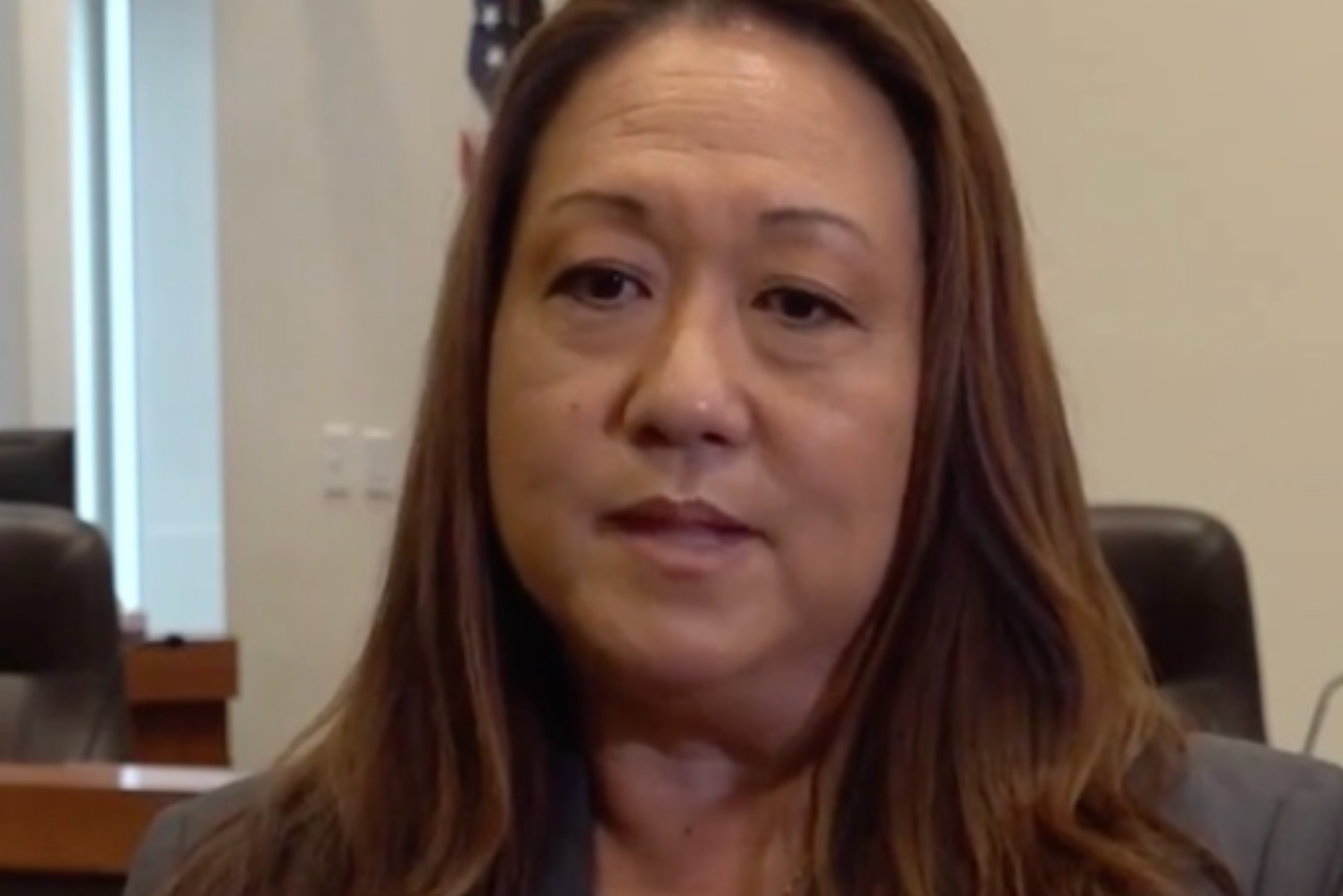 Marian Kim Phelps, superintendent who was suspended for alleged threats