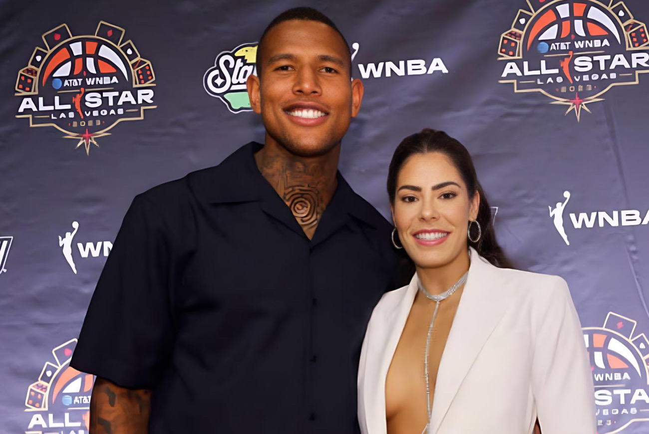 WNBA star Kelsey Plum is currently trending on X after New York Giants star, Darren Waller released a new music video