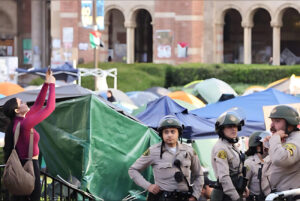 UCLA canceled all classes on Wednesday, May 1, after a night of violence on campus over the war in the Middle East. 