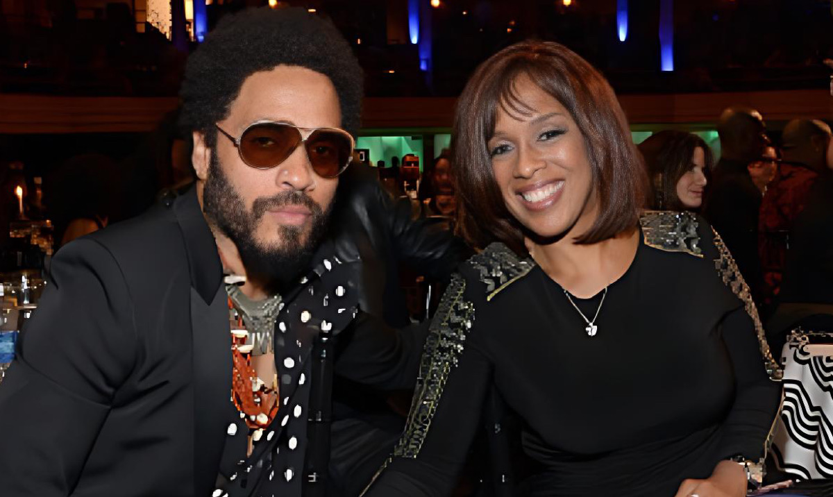 Lenny Kravitz and Gayle King