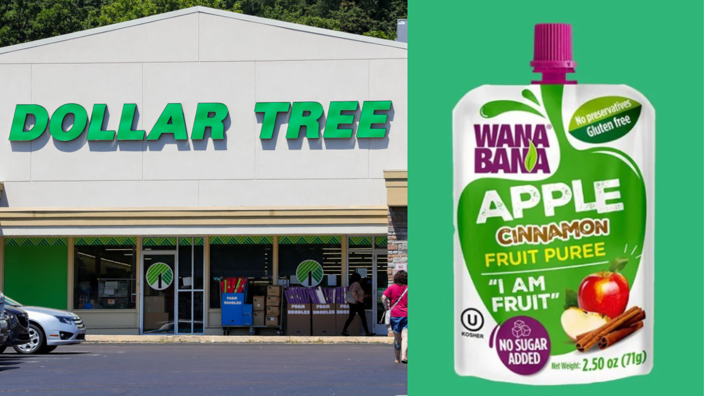 Dollar Tree reportedly kept recalled applesauce pouches containing lead