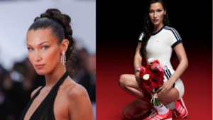 Bella Hadid addresses the controversy surrounding her recent campaign with Adidas for a Munich Olympics-themed shoe, admitting that she didn't research beforehand.