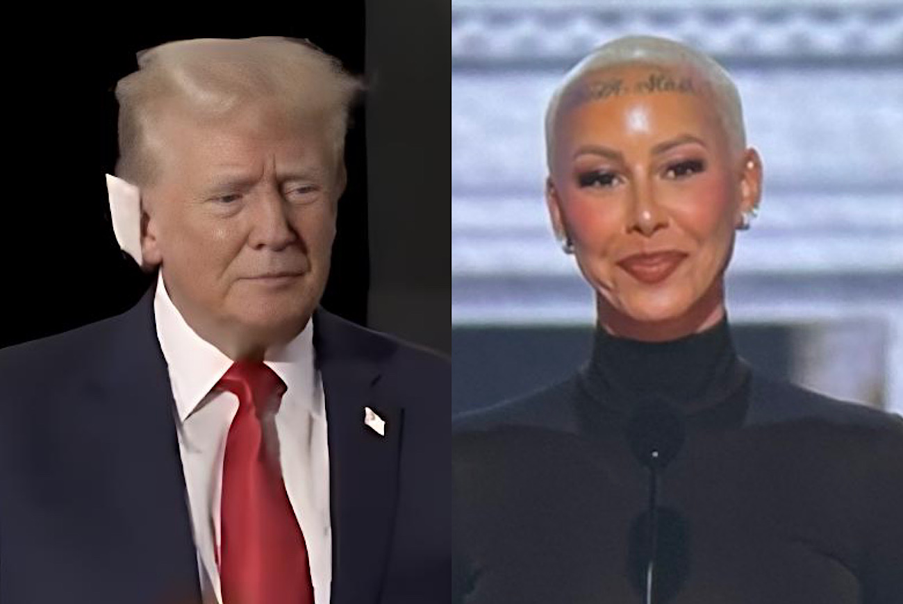 Donald Trump Arrives At RNC With Right Ear Bandaged After Attempted Assassination; Amber Rose Goes MAGA & Tells Crowd