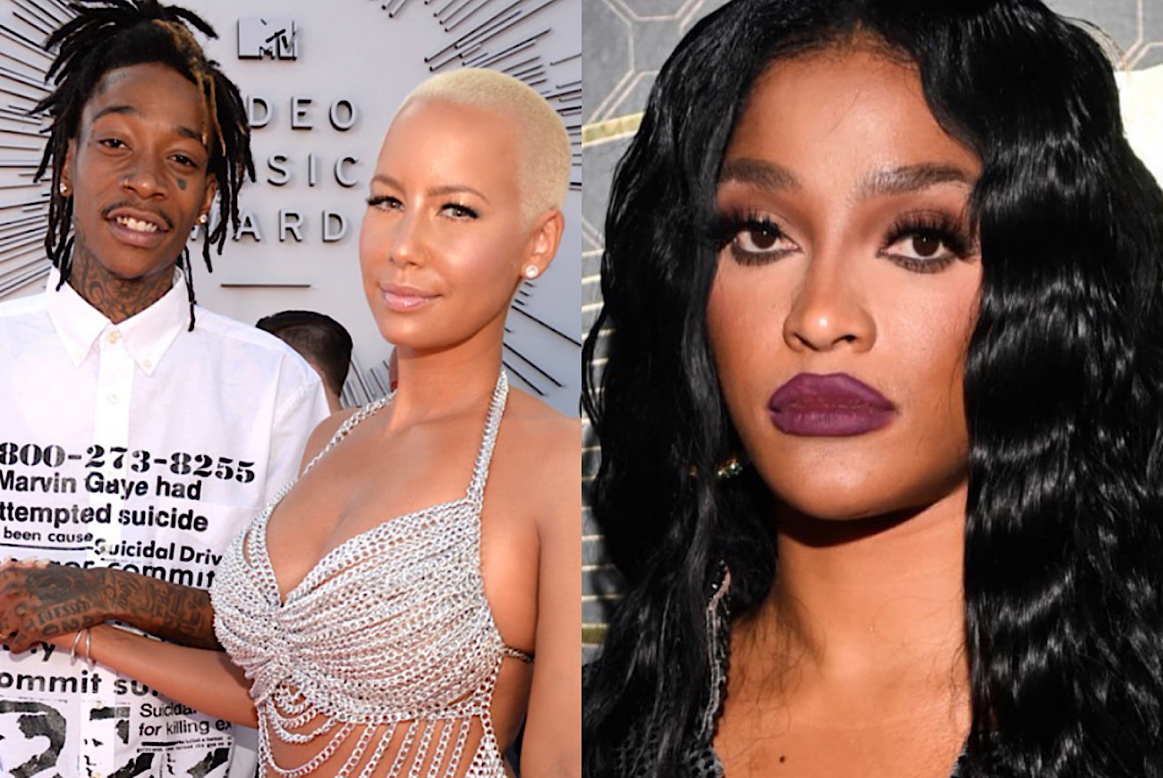 Wiz Khalifa Reacts To New Footage Of Ex-Wife Amber Rose And Joseline Hernandez’s ’College Hill’ Fight