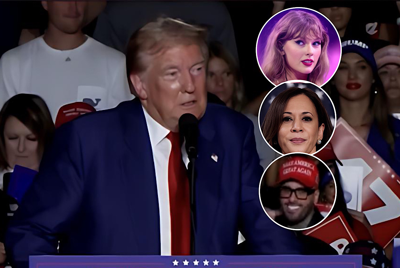 Donald Trump Declares 'Hate' For Taylor Swift After Kamala Harris Endorsement And Misgenders Latin Star Nicky Jam At Rally