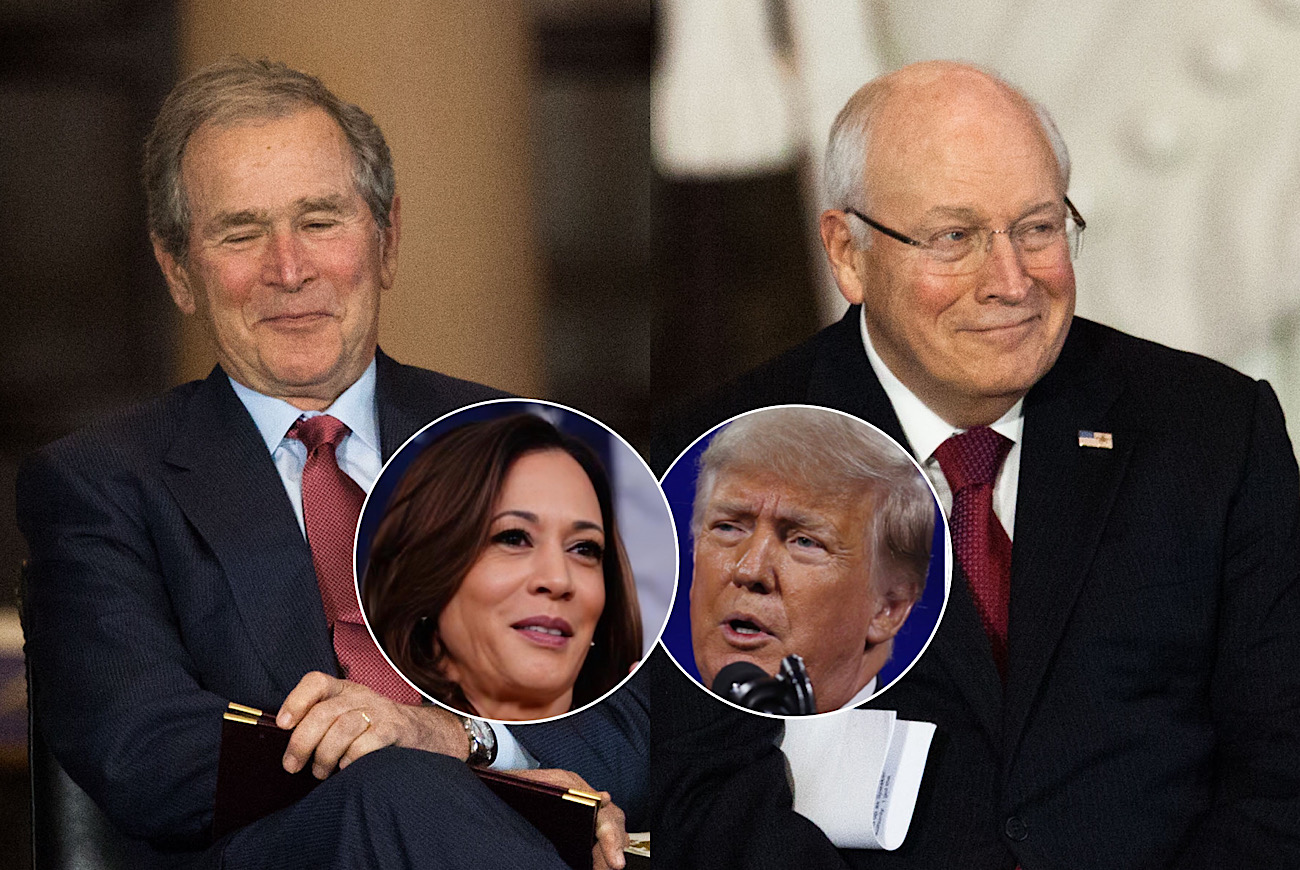 Former President George W. Bush Has No Plans To Endorse In 2024 Election But His Former Vice President Dick Cheney Will Vote For VP Kamala Harris Over Donald Trump