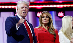 Melania Trump and Donald Trump