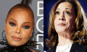 Janet Jackson and Kamala Harris