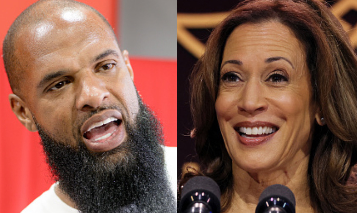 Slim Thug and Kamala Harris