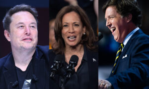 Wow: Elon Musk & Tucker Carlson Laugh About Post Discussing Hypothetical Harris Assassination