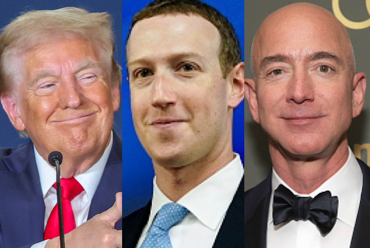 Mark Zuckerberg's Meta & Jeff Bezos' Amazon Each Donate $1M To Donald Trump's Inaugural Fund