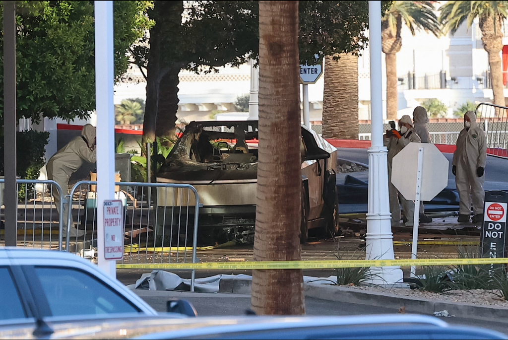 1 Person Dead After Tesla Cybertruck Explodes At Entrance Of Trump ...