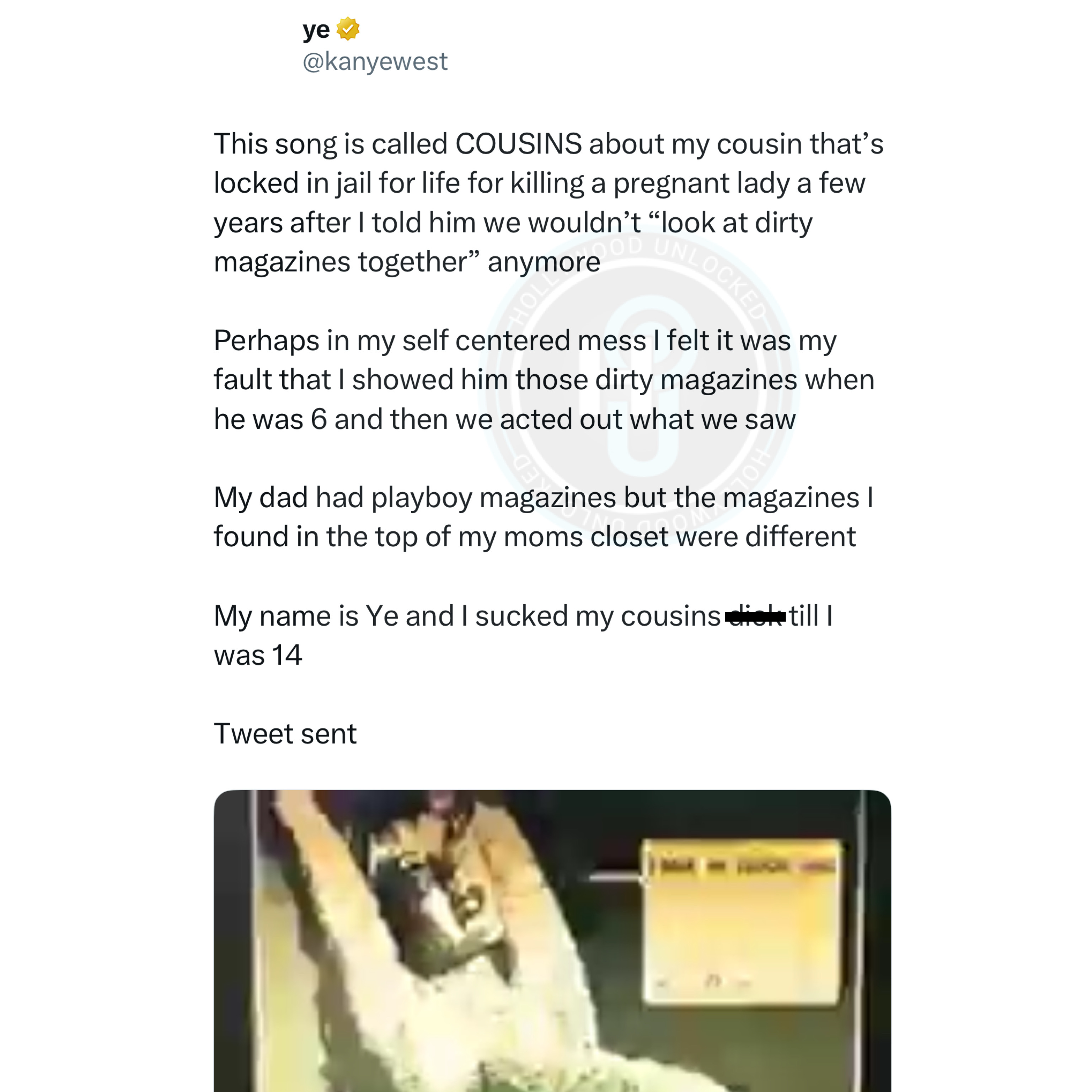 Social Media Reacts To Kanye Admitting To Incest While Sharing Gay Encounter With Cousin