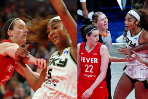 Angel Reese Slays Sophomore Season Arrival Then Has On-Court Altercation With 'Rival' Caitlin Clark Over Flagrant Foul 