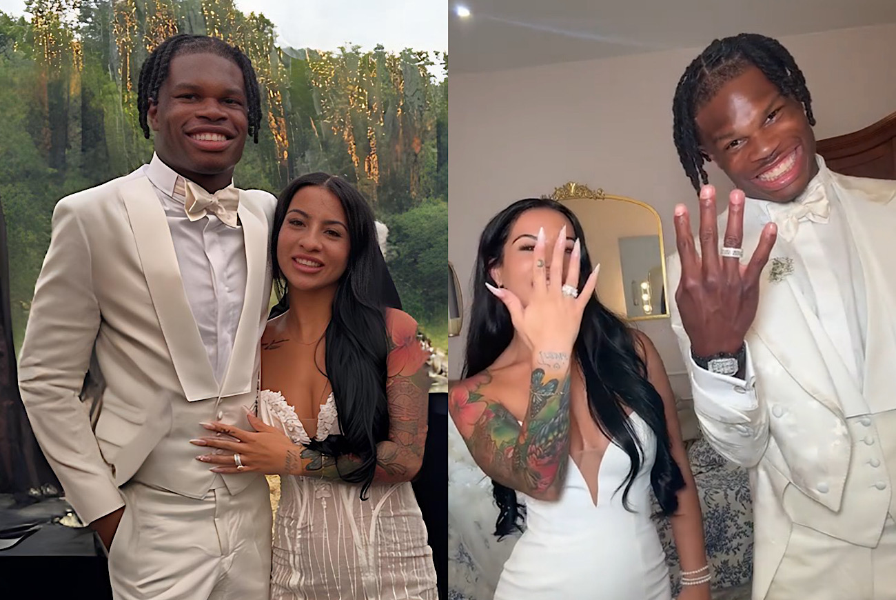 Jacksonville Jaguars Rookie Travis Hunter Marries Fiancée Leanna Lenee In Intimate Ceremony In Tennessee And Surprises Her With 6-Figure Gift