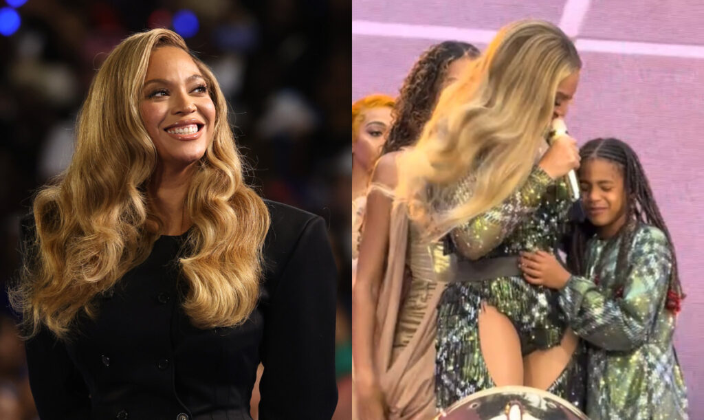 Beyoncé's Daughter Rumi Gets Emotional While Embracing Her Mother On ...