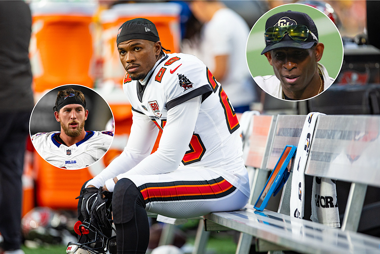 NFL Rookie Shilo Sanders Cut From Tampa Bay Buccaneers Less Than 24 Hours After Being Ejected For Punching Buffalo Bills Player In Preseason Finale; Dad Deion Sanders Keeping The Faith