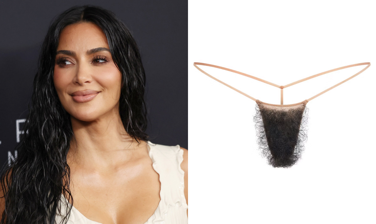 Are You Guys “Hair” For This? Kim Kardashian Puts Faux Pubes On Skims