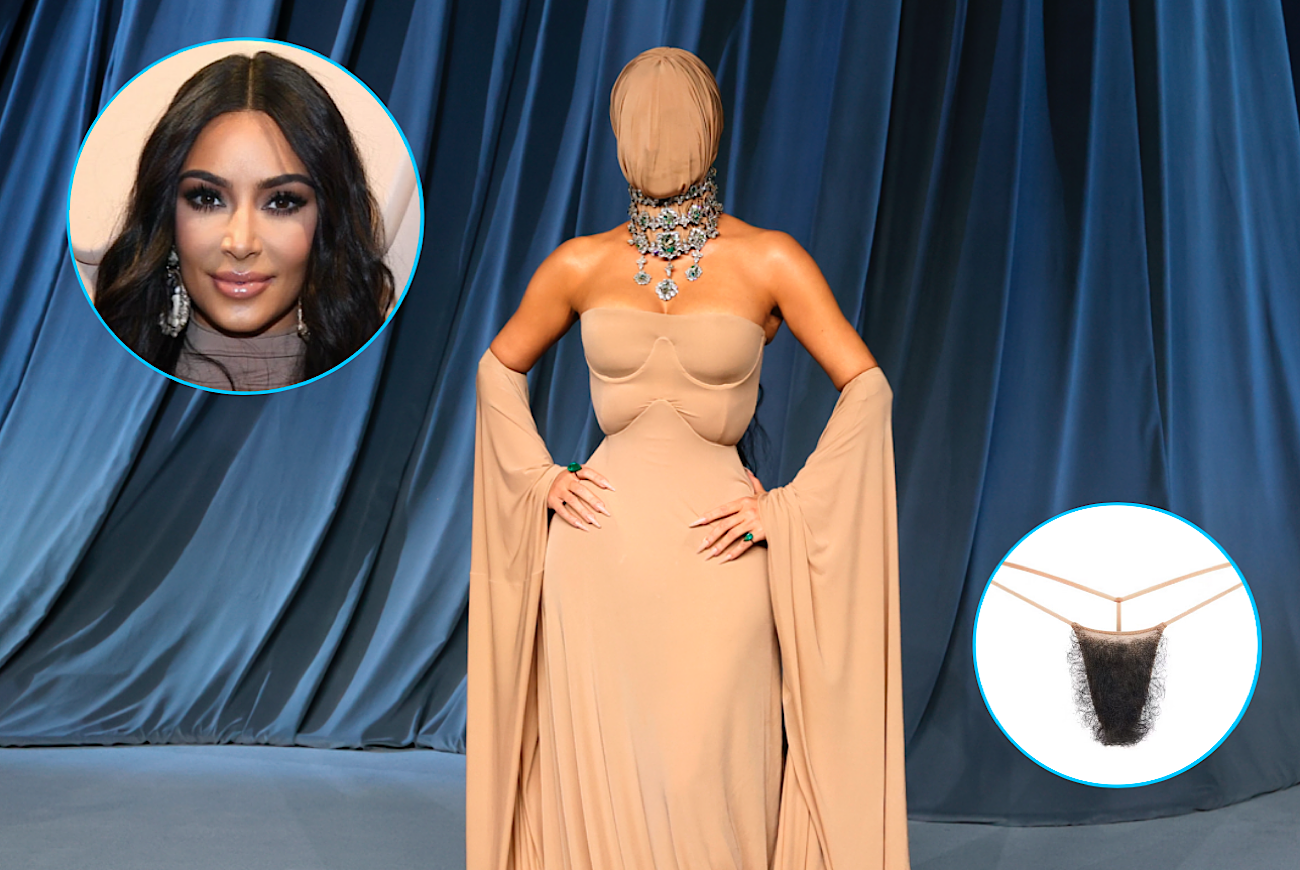 Kim Kardashian Hits 2025 Academy Museum Gala Carpet In Masked Maison Margiela Haute Couture, Also Addresses SKIMS ‘Full Bush’ Faux Pubic Hair Panties Drama