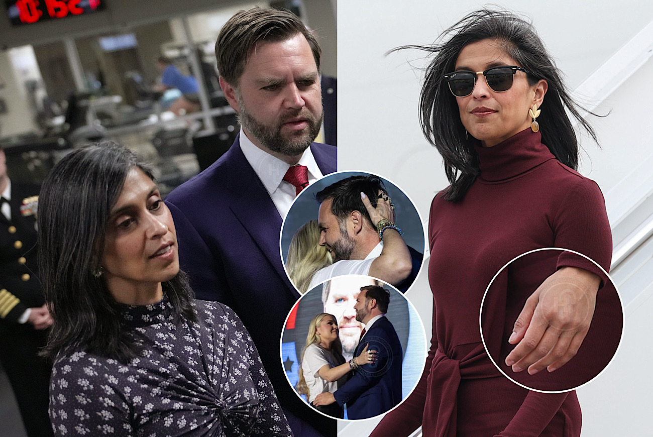 JD Vance’s Wife Usha Spotted Without Wedding Ring Amid Marriage Rumors After JD & Erika Kirk’s Viral Embrace; Usha’s Reps Speak Out