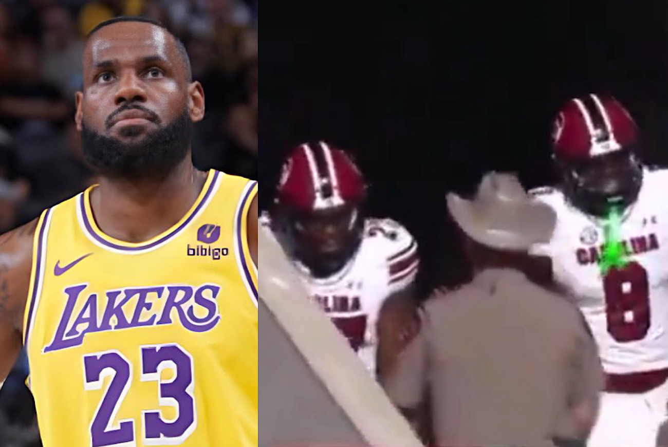 LeBron James & More Urge Texas State Trooper Who Shoved South Carolina Football Players In Tunnel Be Suspended, Texas A&M Police Later ‘Relieve Him Of Game Day Assignment’